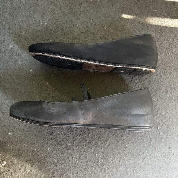 L’amour Des Pieds “Caiden” Hidden Wedge Ballet Flat- Black Leather- Women’s 8.5 - Picture 6 of 8